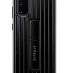 Samsung Galaxy S20 Case, Rugged Protective Cover - Black (US Version with Warranty), (Model: EF-RG980CBEGUS)