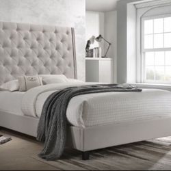 SALE! Chantilly Queen Bed in Beige