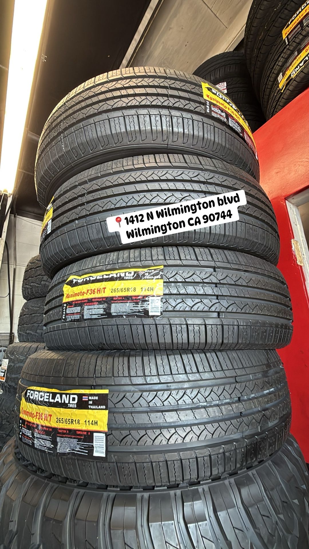 Vendo llantas nuevas 265/65/R18 Marca FORCELAND