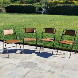 Folding Chairs - Mid-century Modern (Set Of 4)