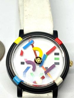 Limited Edition Colorful Geometric Dial Watch