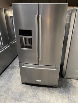 KitchenAid 36" French Door Refrigerator w/ Dispenser, LED