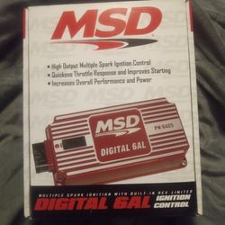New MSD Digital 6al  ignition Controller For 4, 6, and 8 Cylinder Engines