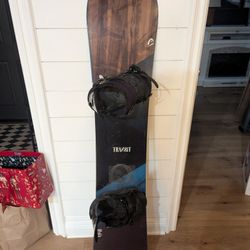 HEAD 162 WIDE Snowboard Deck W Bindings LG 