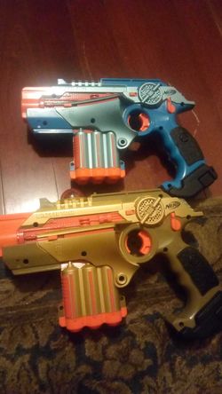 Nerf Lazer tag toys working
