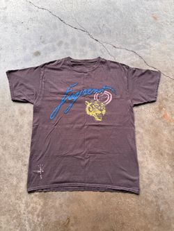 Cactus Jack Fragment Travis Scott Men's Brown Graphic T-Shirt Size L