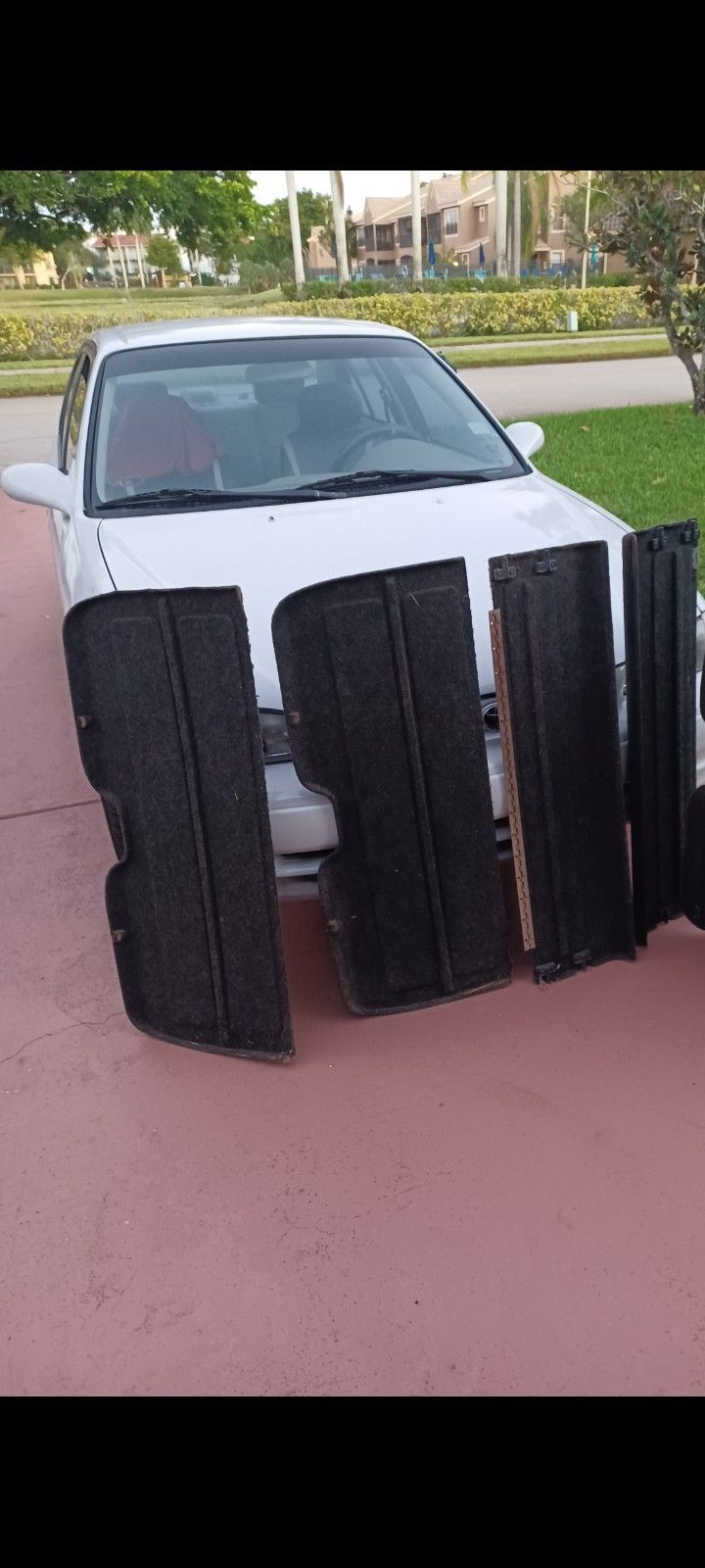 Honda Crx Rear Cargo Covers, Interior Trim Panel, Intake Tube