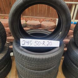 245. 50 R20 Tires