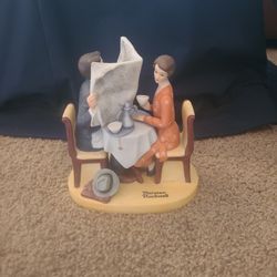 "Breakfast Conversation" By Norman Rockwell