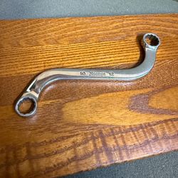 Snap-on SBXM 1012 10x12mm 12 Point Metric S-Shaped Box End Wrench