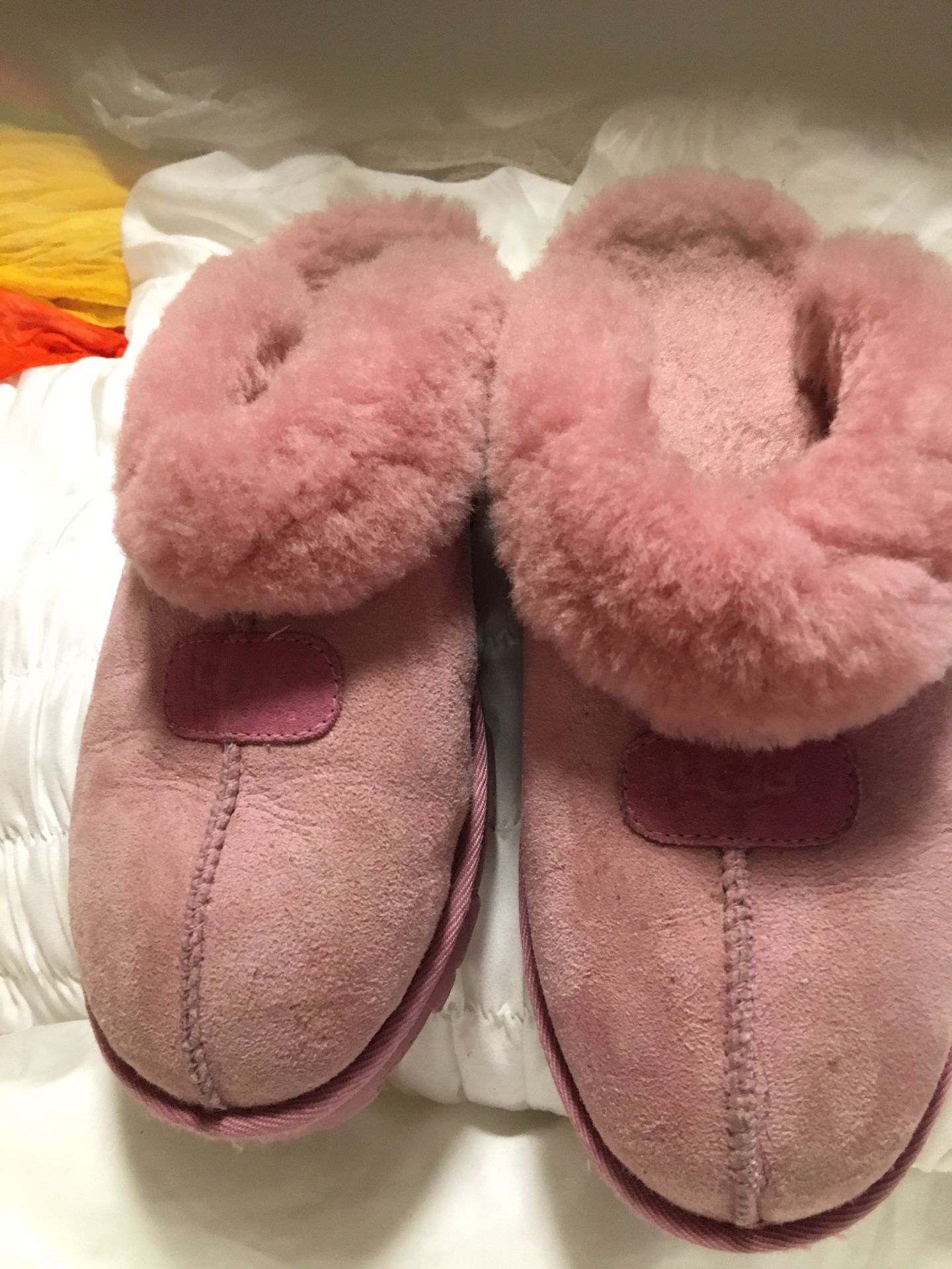 UGG Pink slippers size 10