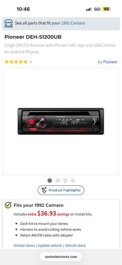Single Din CD Receiver
