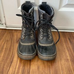 Sorel Insulated Weather Proof Boot Black Size 6