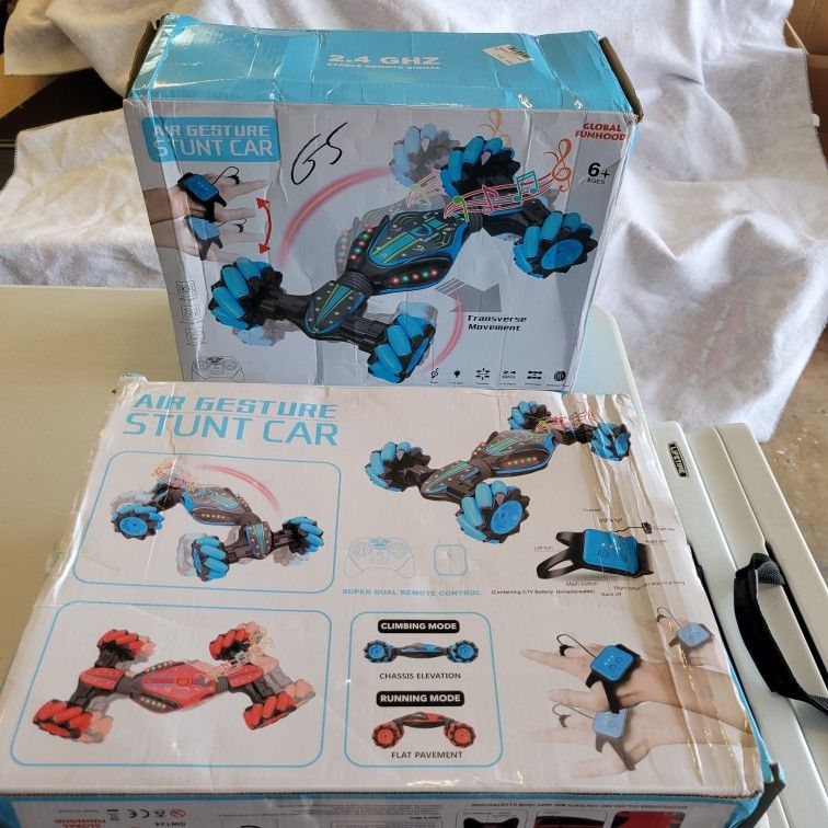Air Gesture Stunt Cars Set Of 2