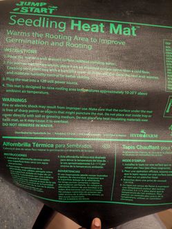 Seedling heat pads