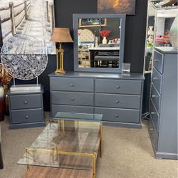Gray Dresser Set