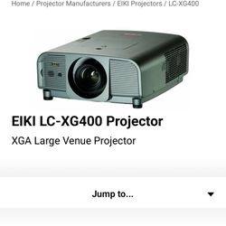 EIKI LC-XG-400 Projector 