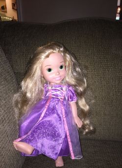 Rapunzel girl doll