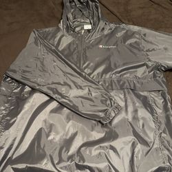 Champion Anorak Windbreaker - Charcoal Grey 5XL