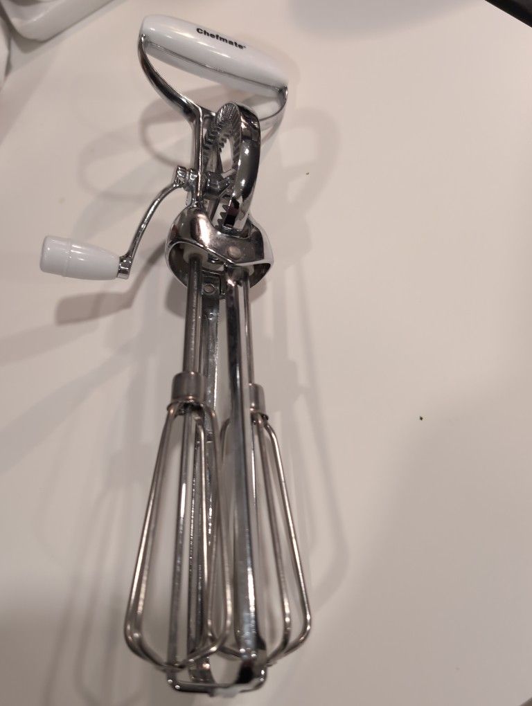 Chefmate Stainless Steel Hand Egg Beater