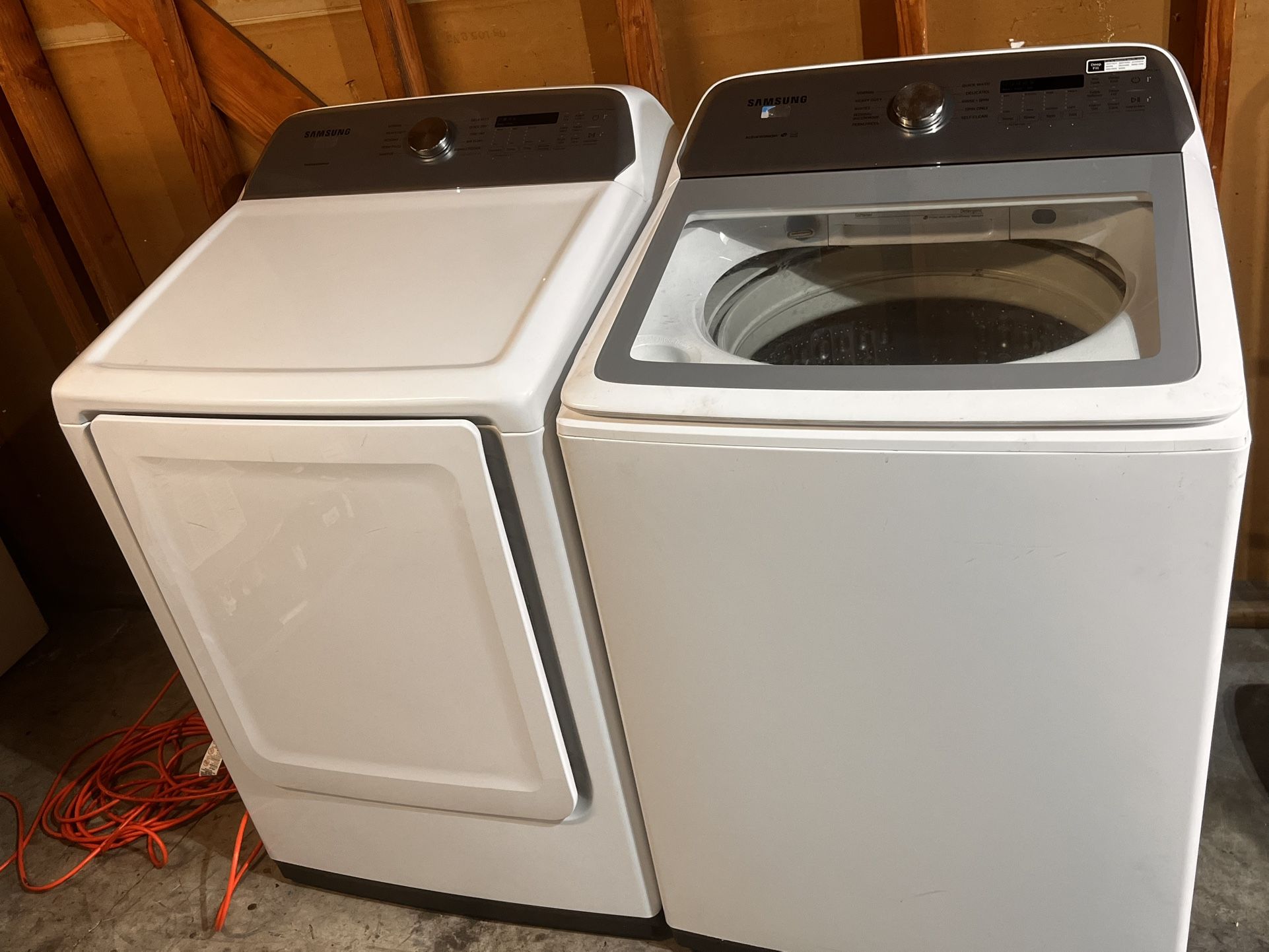 Samsung Set Gas Dryer And Washer