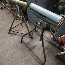 Two Roller Stand Stands Support Tool Shop Garage Tools