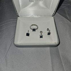 Sapphire Jewelry Set - Lab Grown