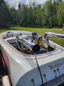 67 hallett v-drive drag boat !!!!