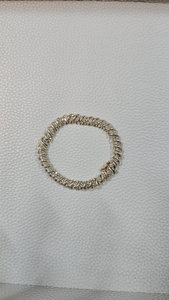 10k Tennis Bracelet 