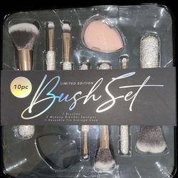Diamond Makeup Brush Set 