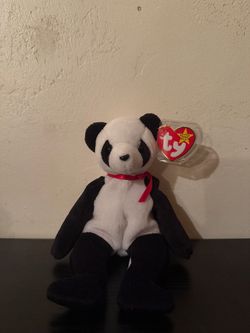 Ty Beanie Baby Panda Plush with Tag
