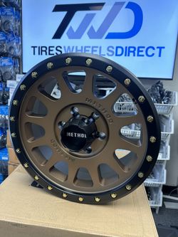 Method MR350 17x8.5 6x5.5 +25 Bronze BLK Ring 