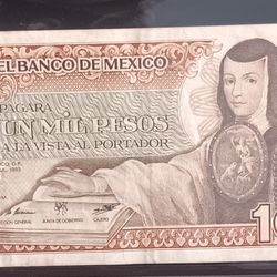 Mexican $1,000 Pesos Bill