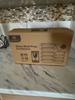 Glass Meal Prep Container Bundle