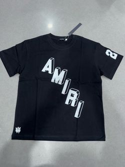 Amiri Black Graphic Logo T-Shirt