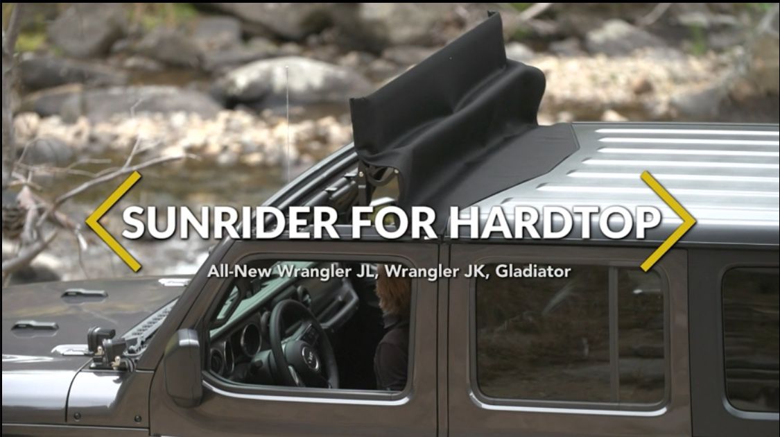 Bestop - Black Twill Sunrider - Jeep Wrangler/Gladiator