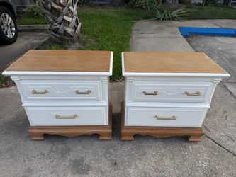 Two Refinished Stanley Furniture Nightstands