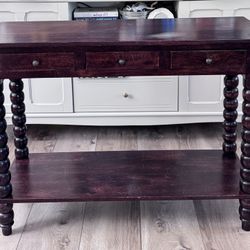 Wood Entry/Console Table