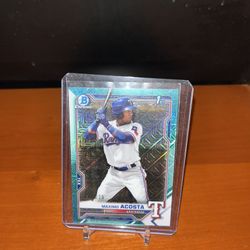 Maximo Acosta Bowman Chrome 1st /225 