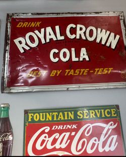 1947 Donasco original Royal Crown Cola sign