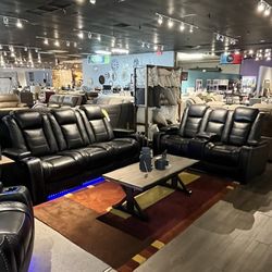 Power Reclining Sofa And Loveseat 