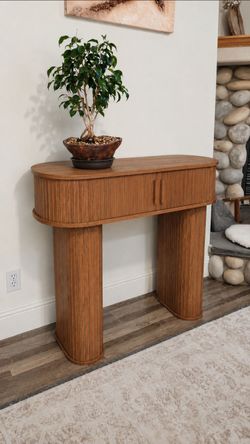 Japandi Entryway Table-  like new