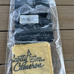 Scotty Cameron Oil Cloth Putter Cleaner, Collectible $20