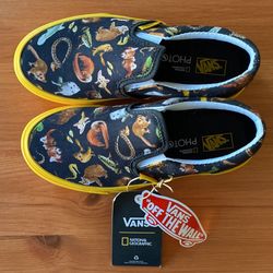 New Vans National Geographic Joel Sartore Photo Arc Kids Slip On 