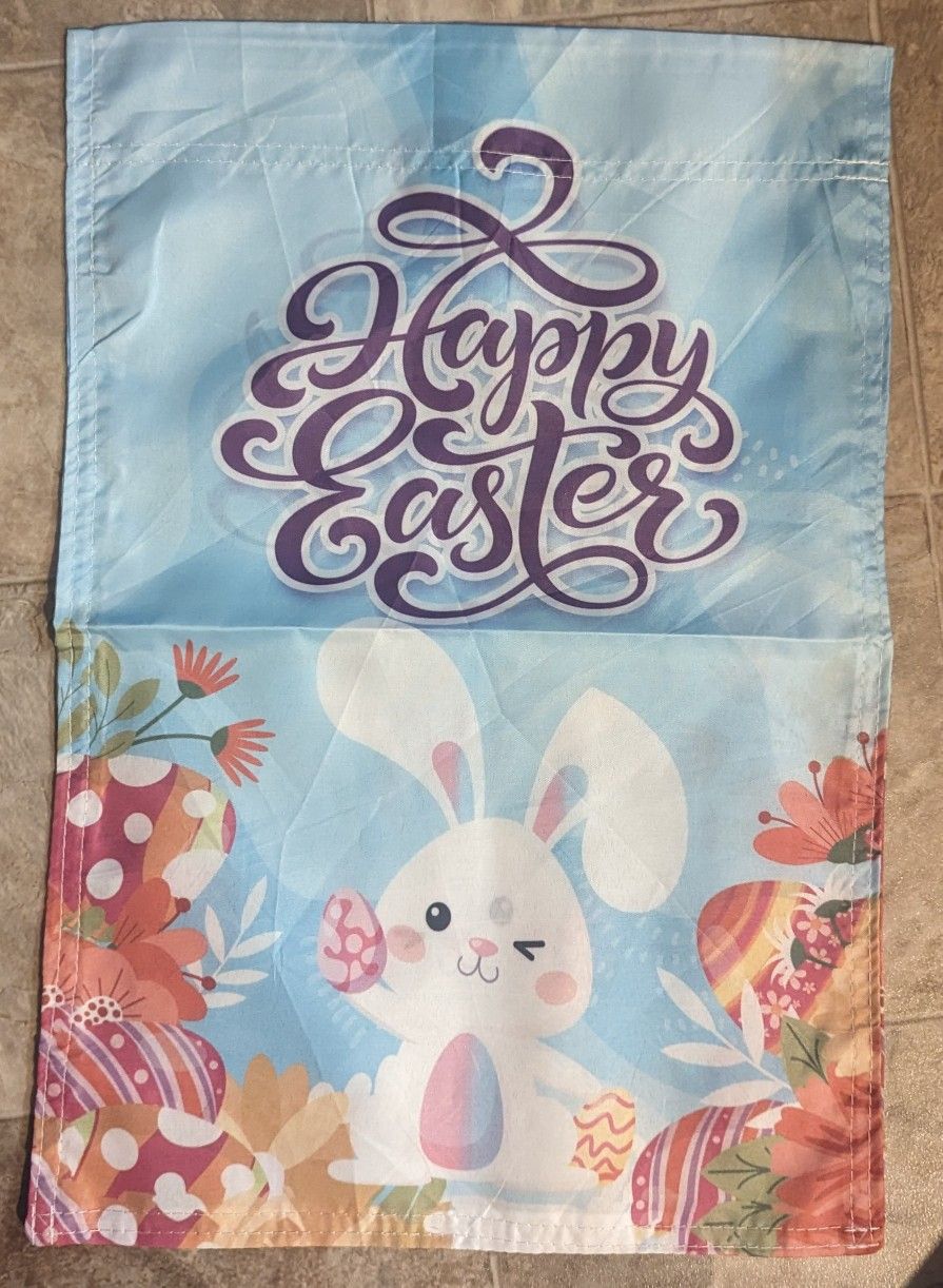 NEW Easter Garden Flag 12x18 Inches