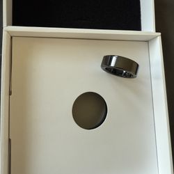 Oura Ring Heritage Black, Generation 3, Size 8 