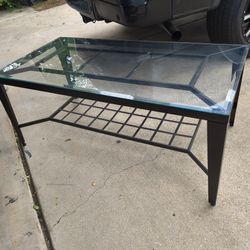 Glass Top Coffee Table (free delivery)