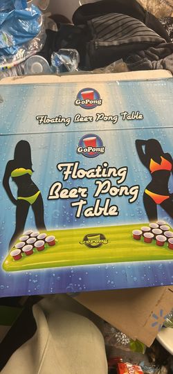 floating beer pong table