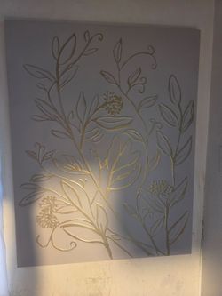 Tin wall hanging