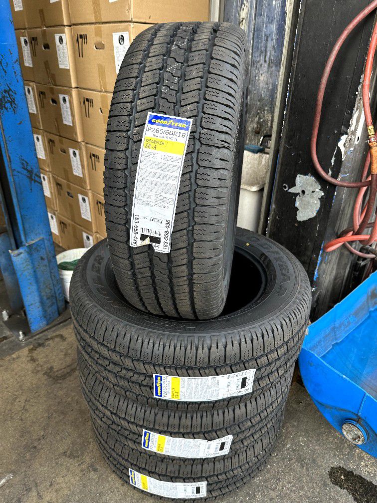 265/60/18 Goodyear Wrangler SR-A! NEW TIRES for Sale in Irvine, CA - OfferUp